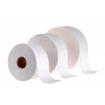 Toaletní papír 2vrst. bílý JUMBO 190, 6ks