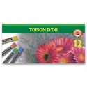 Křídy prašné TOISON D´OR, 12 barev